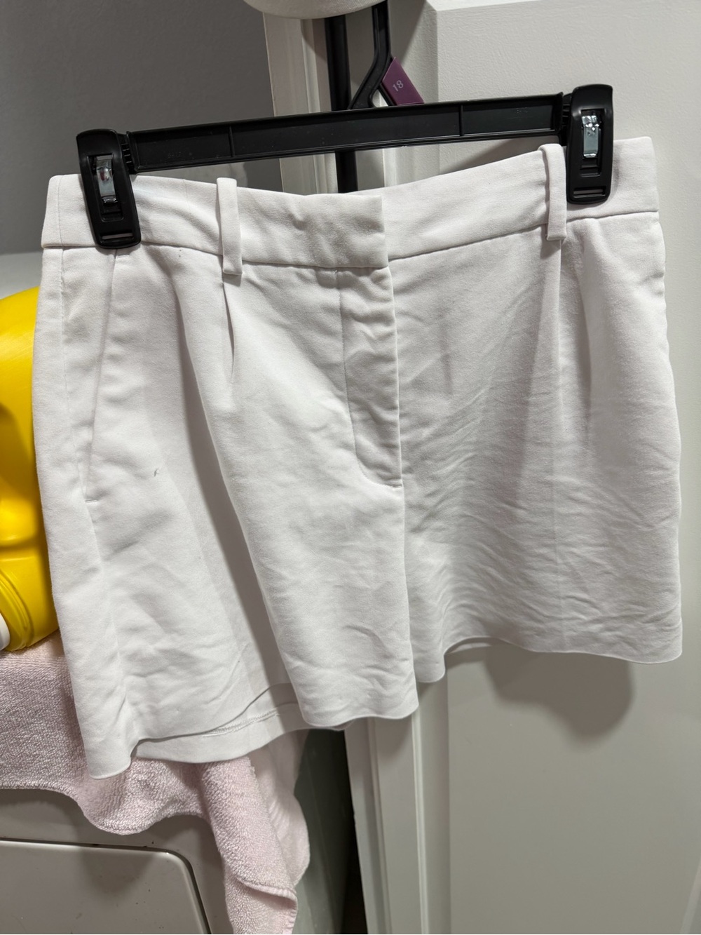 Zara White Tailored Skort